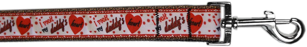 Melt Daddy's Heart Nylon Pet Leash 1in By 6ft