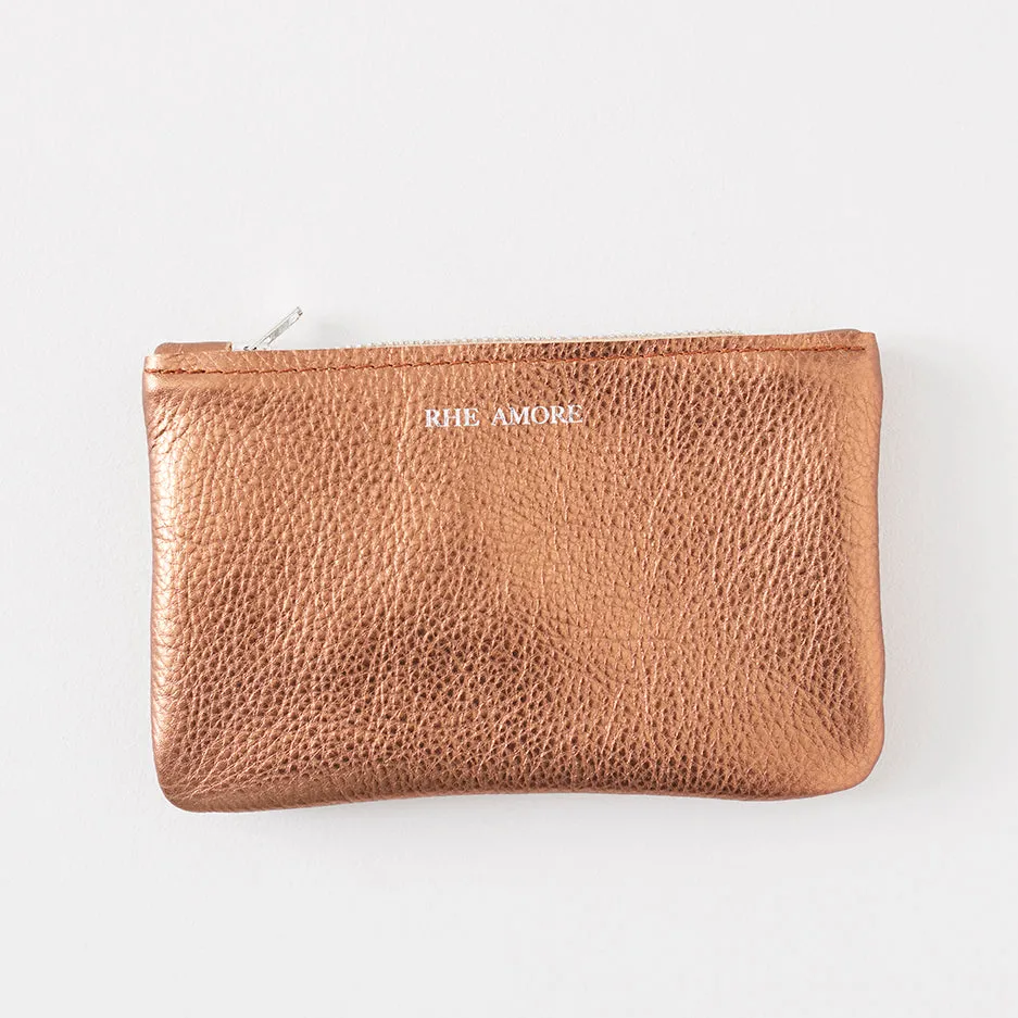 Metallic Leather Purse