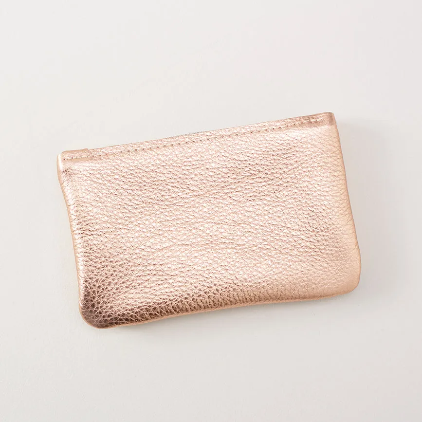 Metallic Leather Purse