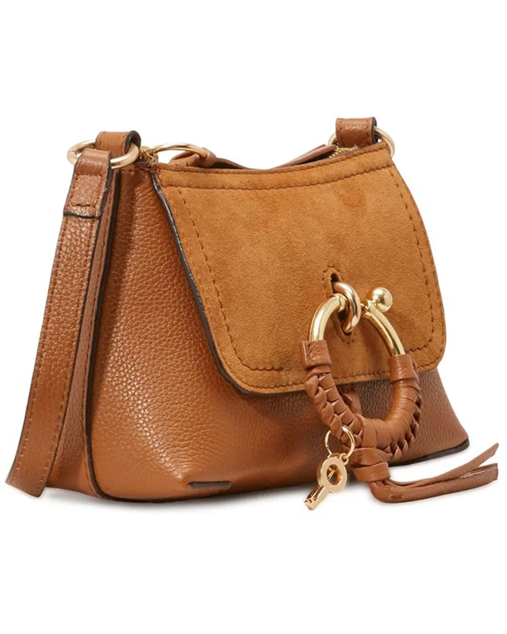 Mini Joan Crossbody Bag in Caramello