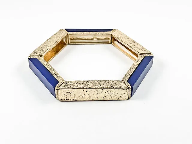 Modern Unique Shape Geometric Stretch Fashion Bracelet