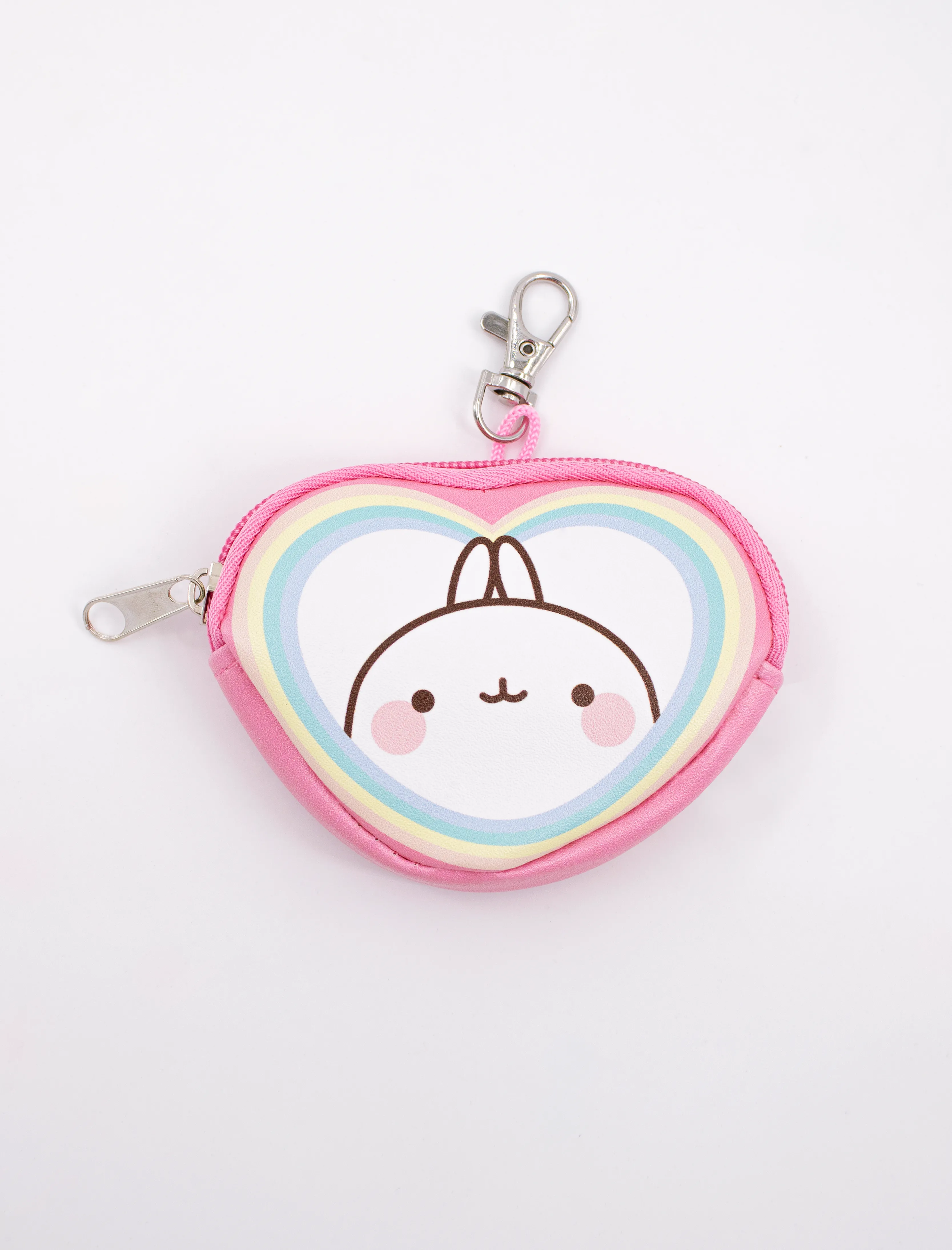 Molang Rainbow Heart Coin Purse