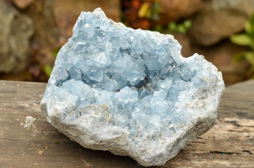 Natural Blue Celestite Geode Specimen  x 1 From Sakoany, Madagascar