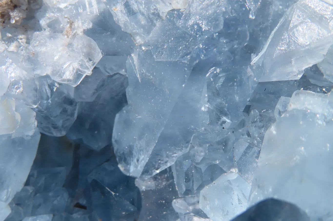 Natural Celestite Geode x 1 From Sakoany, Madagascar