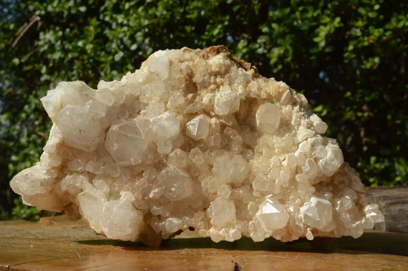 Natural Fairly Large Quartz Cluster Display Piece x 1 From Madagascar