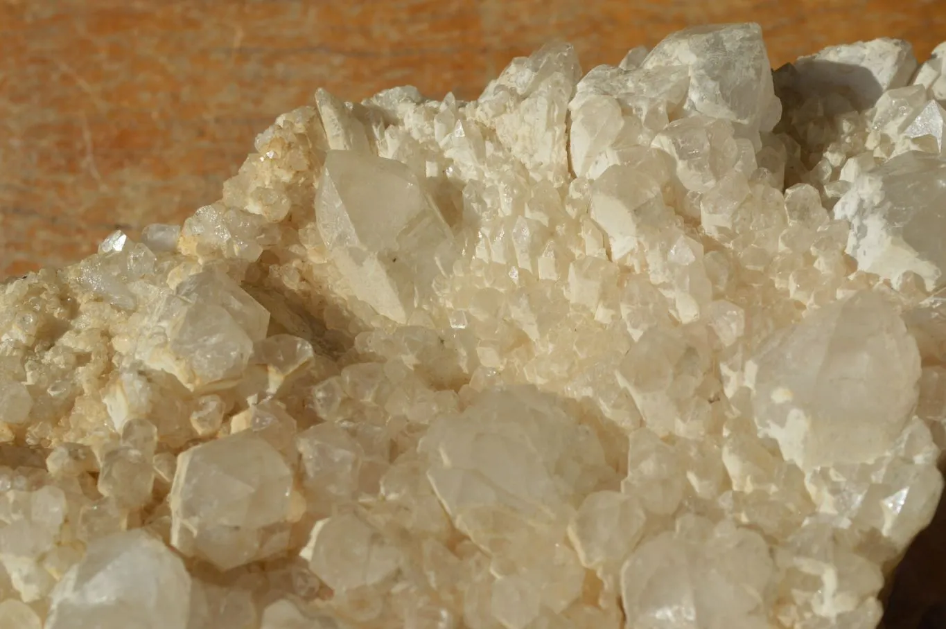 Natural Fairly Large Quartz Cluster Display Piece x 1 From Madagascar