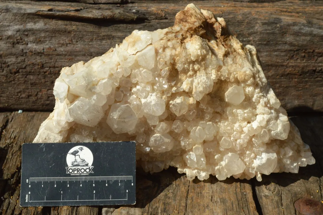 Natural Fairly Large Quartz Cluster Display Piece x 1 From Madagascar