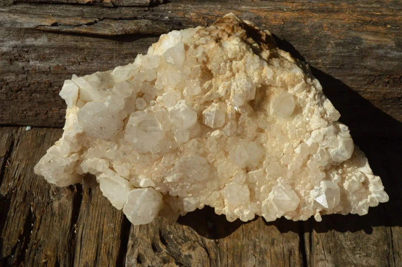 Natural Fairly Large Quartz Cluster Display Piece x 1 From Madagascar