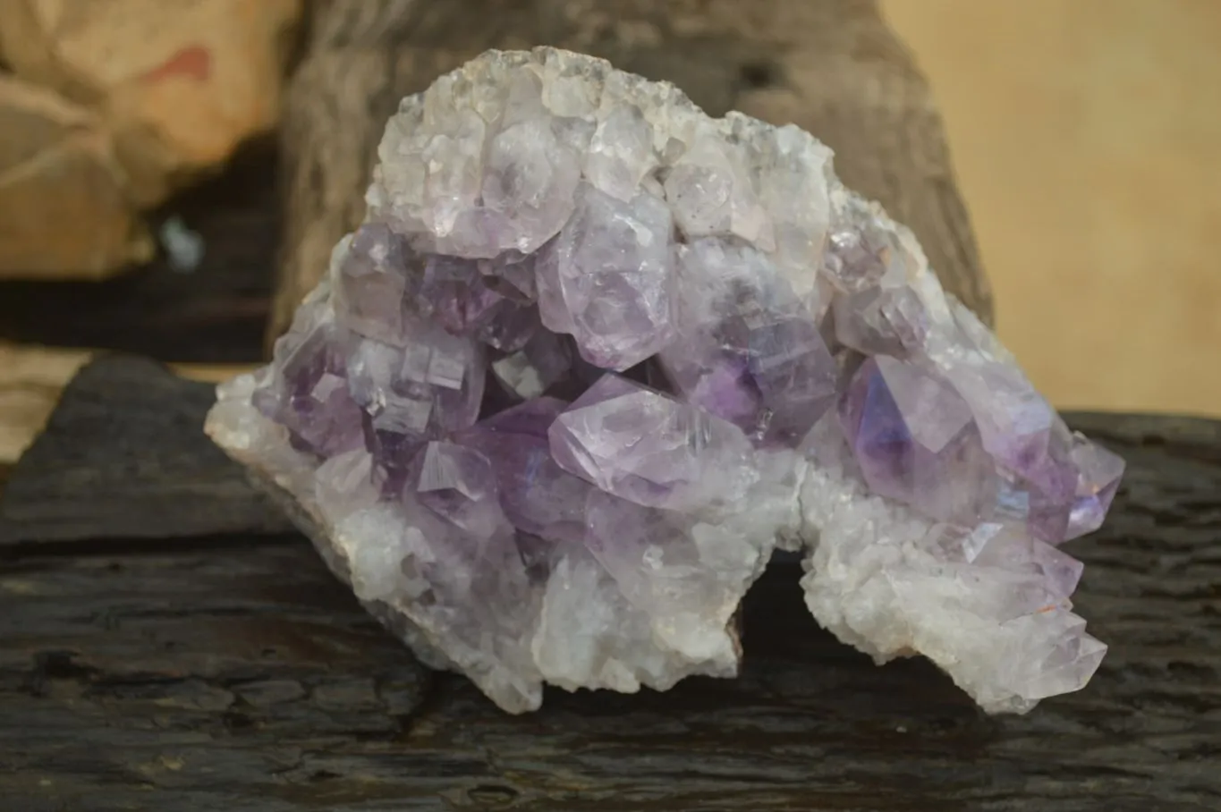 Natural Jacaranda Amethyst Cluster x 1 From Mumbwe, Zambia