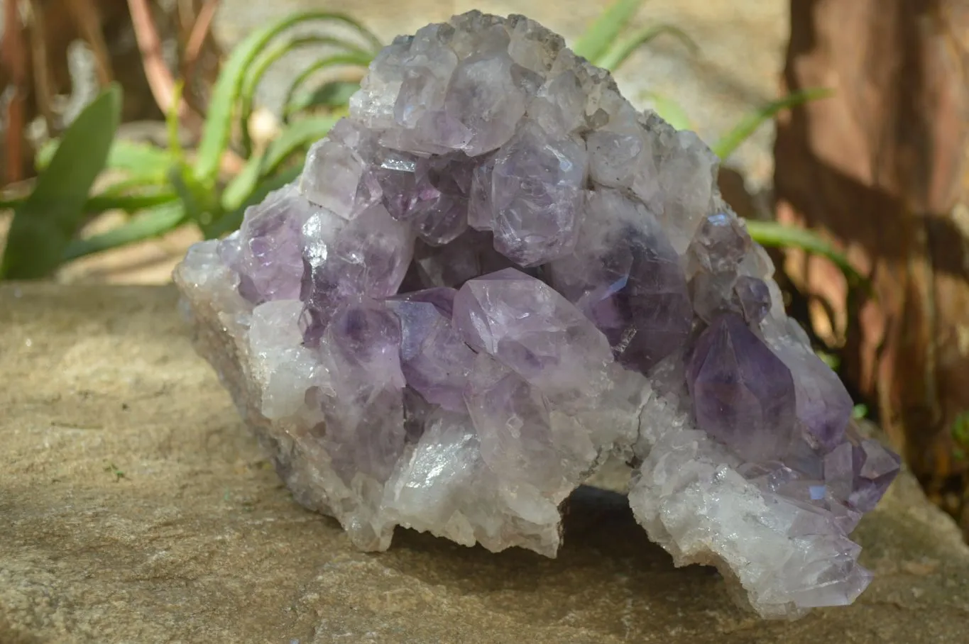 Natural Jacaranda Amethyst Cluster x 1 From Mumbwe, Zambia