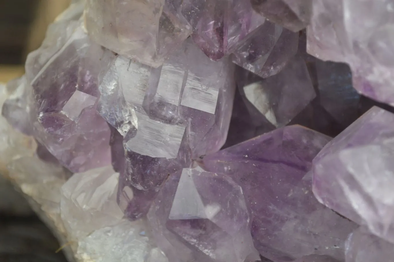 Natural Jacaranda Amethyst Cluster x 1 From Mumbwe, Zambia