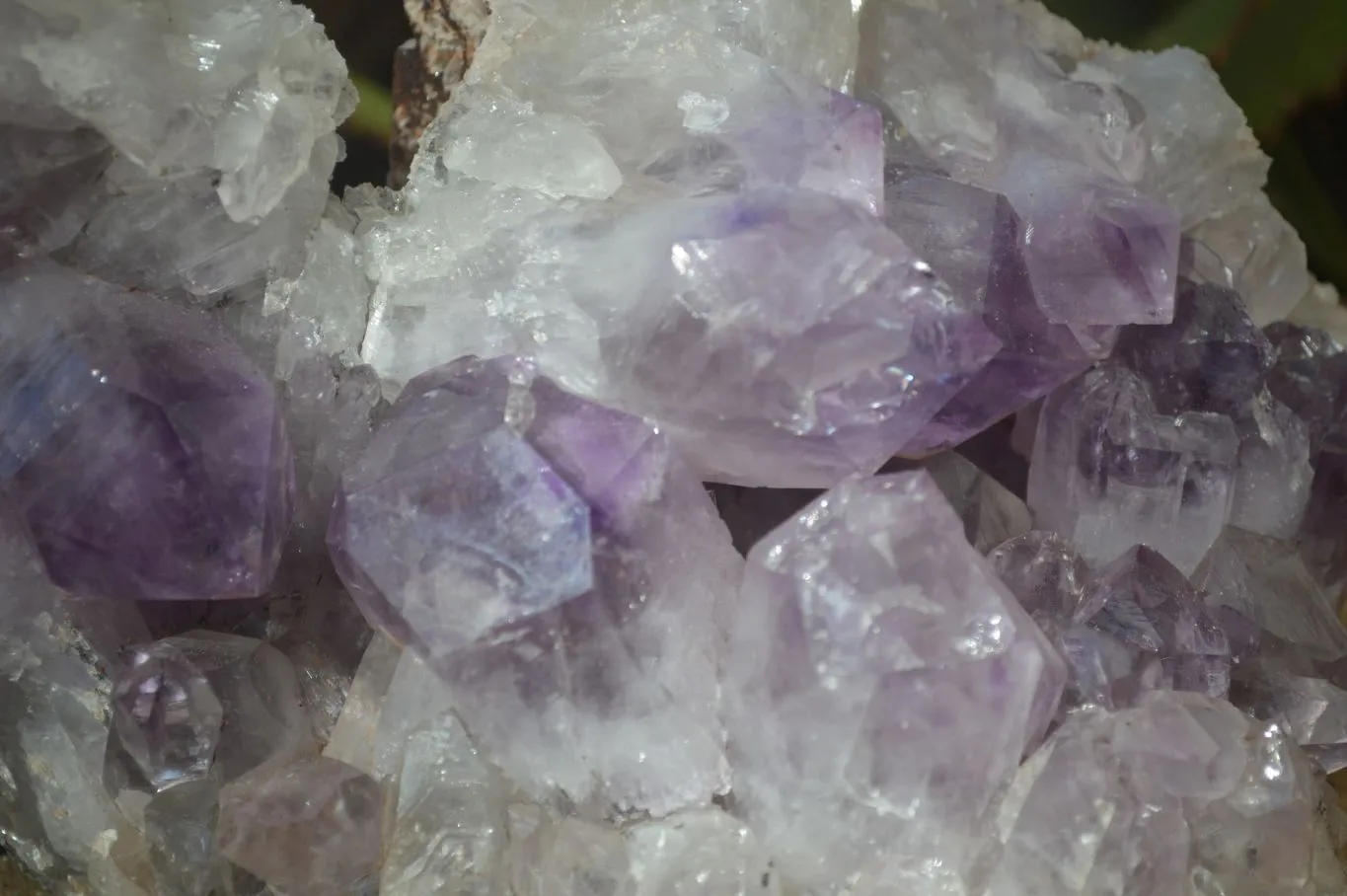 Natural Jacaranda Amethyst Cluster x 1 From Mumbwe, Zambia