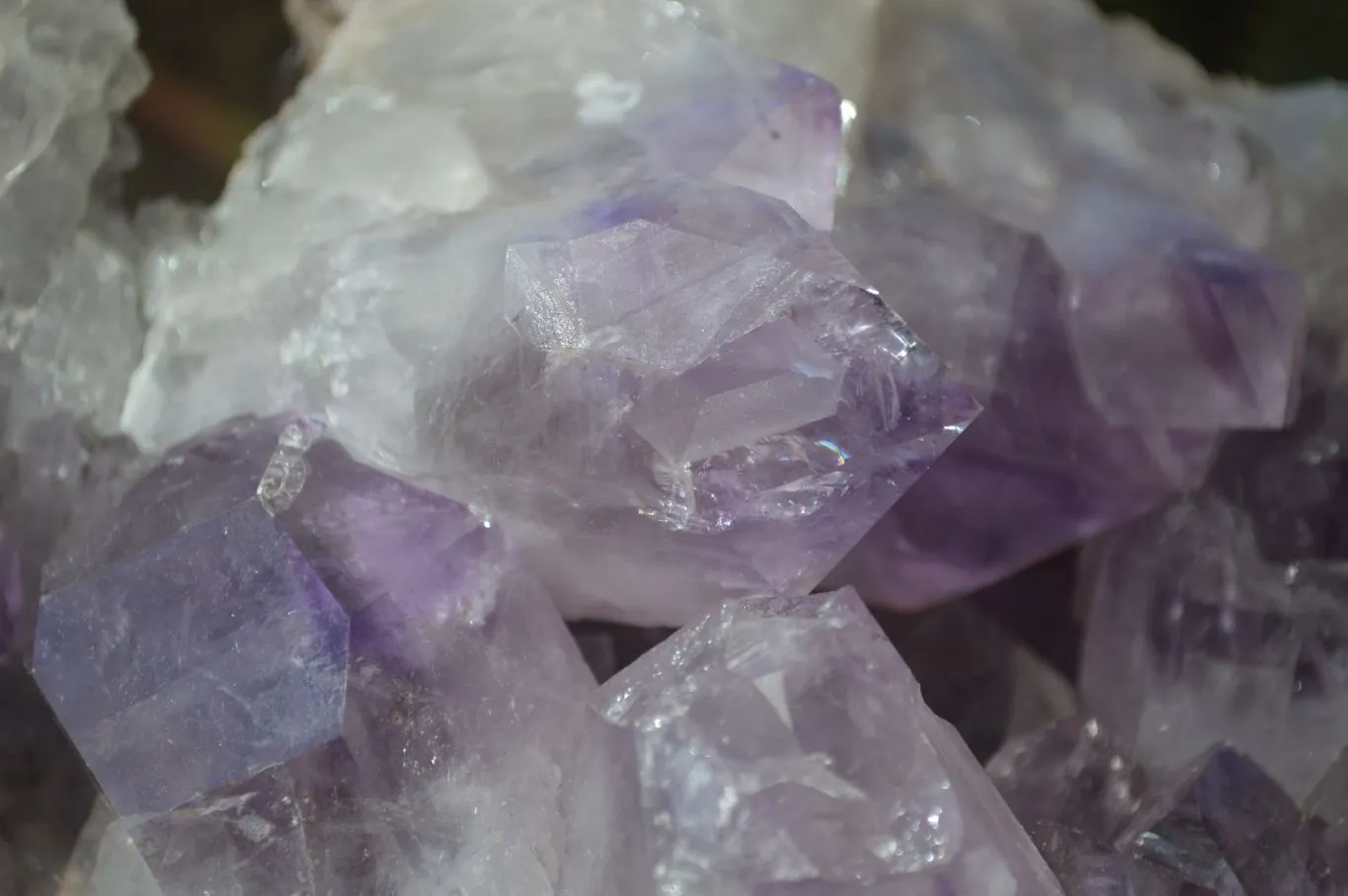 Natural Jacaranda Amethyst Cluster x 1 From Mumbwe, Zambia