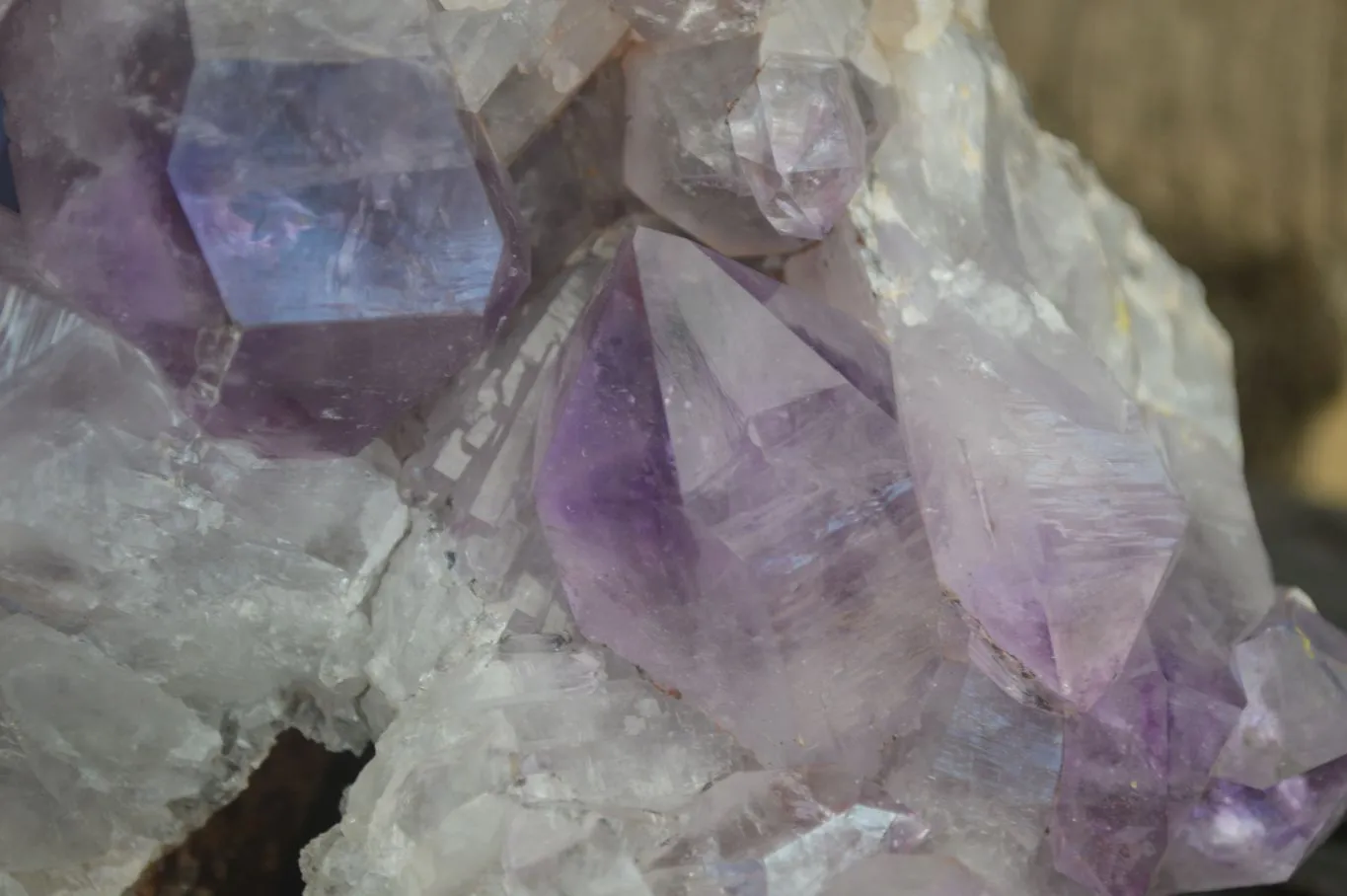 Natural Jacaranda Amethyst Cluster x 1 From Mumbwe, Zambia