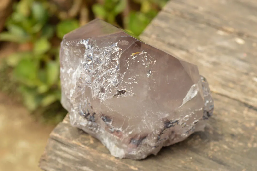 Natural Large Smokey Quartz Floater Crystal With Polished Termination x 1 From Mulanje, Malawi