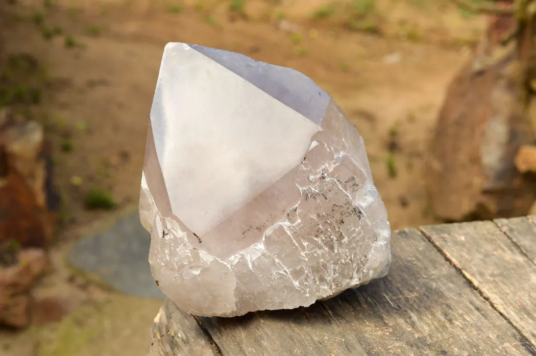 Natural Large Smokey Quartz Floater Crystal With Polished Termination x 1 From Mulanje, Malawi