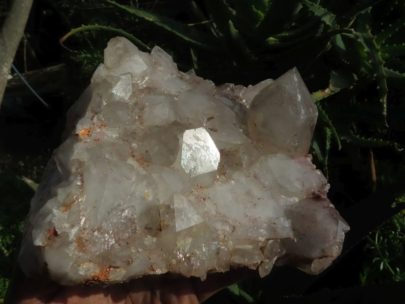 Natural Self Healed Floater Hematoid Quartz Cluster x 1 From Karoi, Zimbabwe