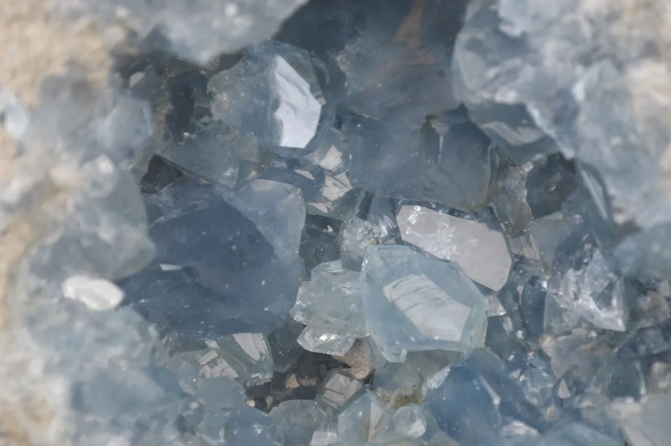 Natural XL Large Celestite Geode Specimen x 1 From Sakoany, Madagascar