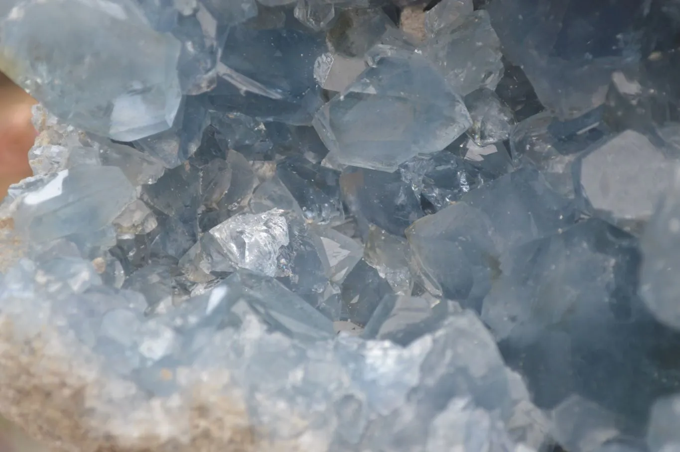 Natural XL Large Celestite Geode Specimen x 1 From Sakoany, Madagascar