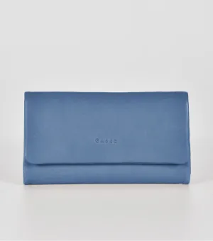 Nina Leather Wallet - Powder Blue