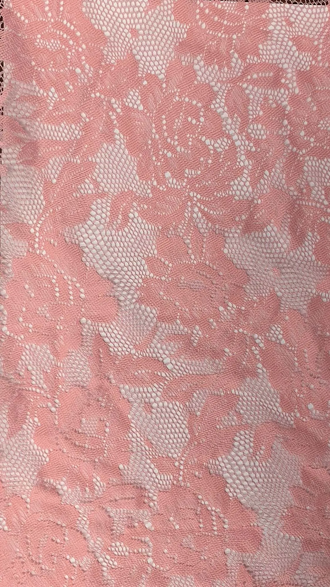 NYLON FLORAL DSN-T106048 LACE KNIT<br><h6>14-DUSTY PINK<br>149X-LC-T106048</h6>