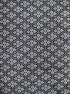 NYLON "MOROCCAN" STRETCHED LACE KNIT<br><h6>2-BLACK<br>LACE23-YZ</h6>