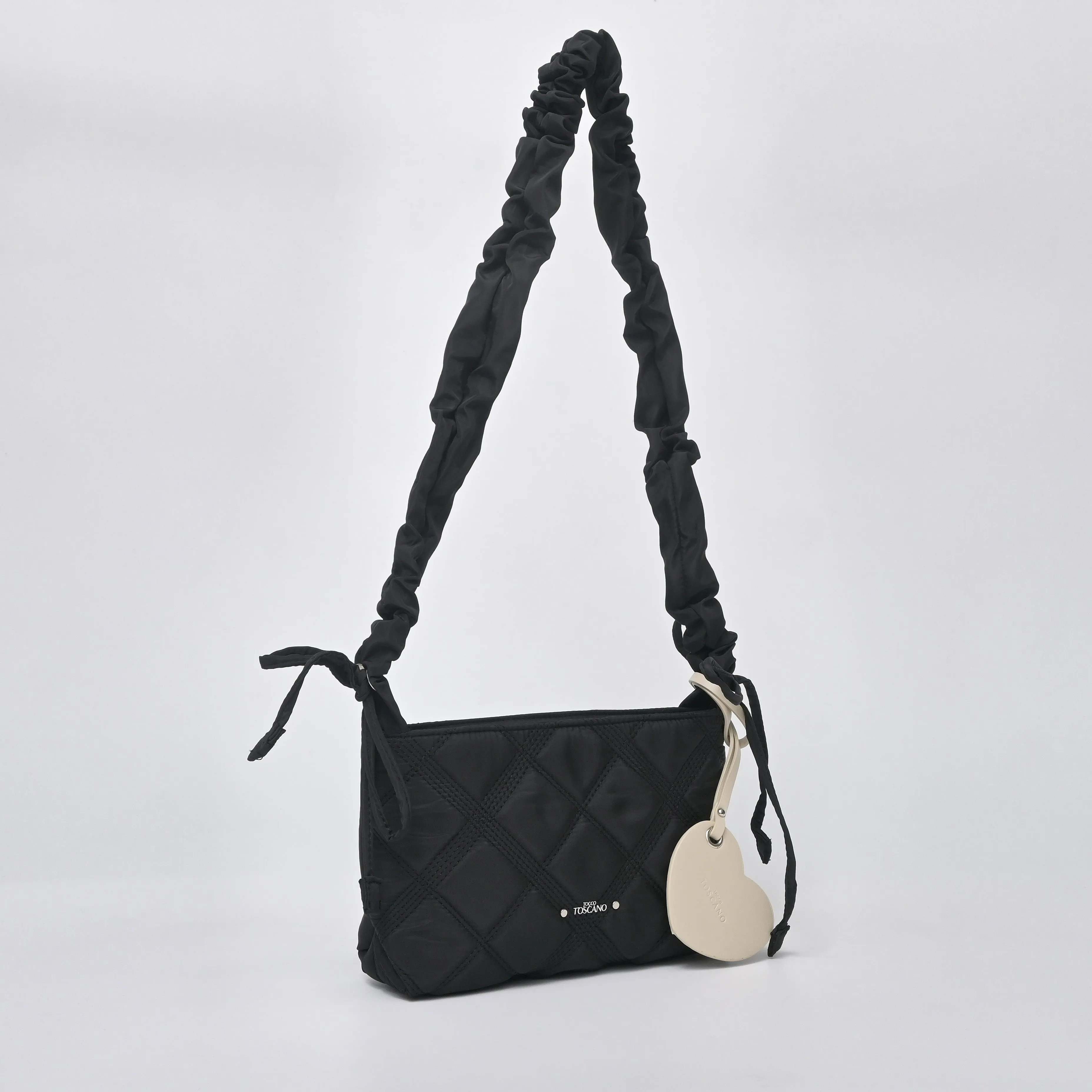 Nylon Raffle Crossbody Bag - TLSB1912NN3BL3