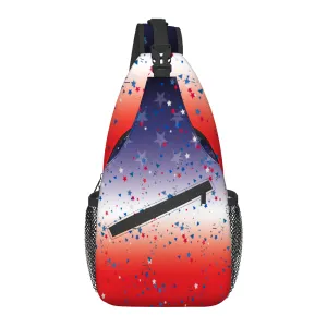 Ombre Flag Unisex Cross-body Sling Bag