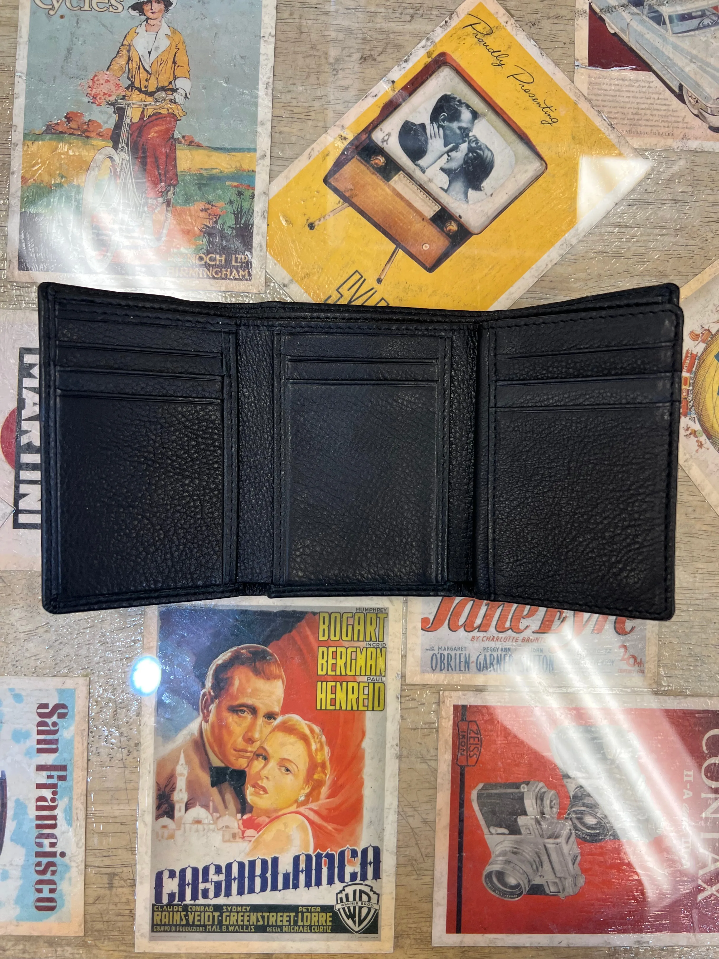 Osgoode Marley Leather RFID Extra Page Trifold Leather Wallet- 1228