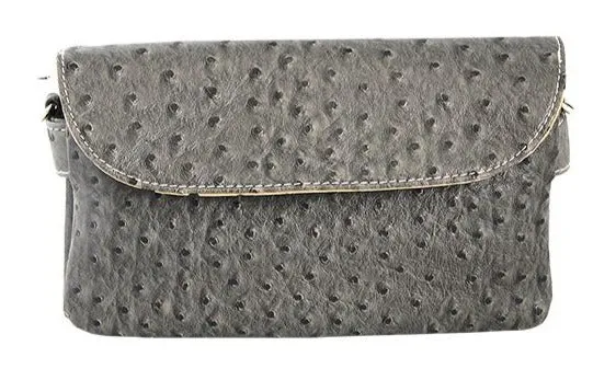 Ostrich crossbody