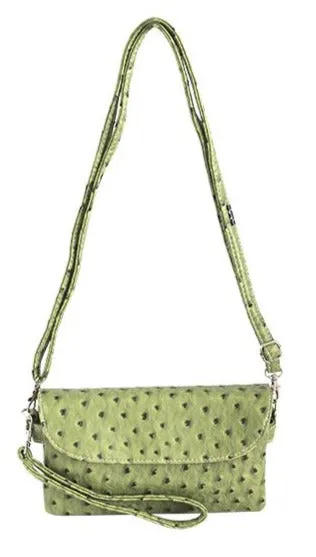 Ostrich crossbody