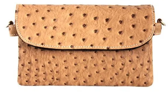 Ostrich crossbody