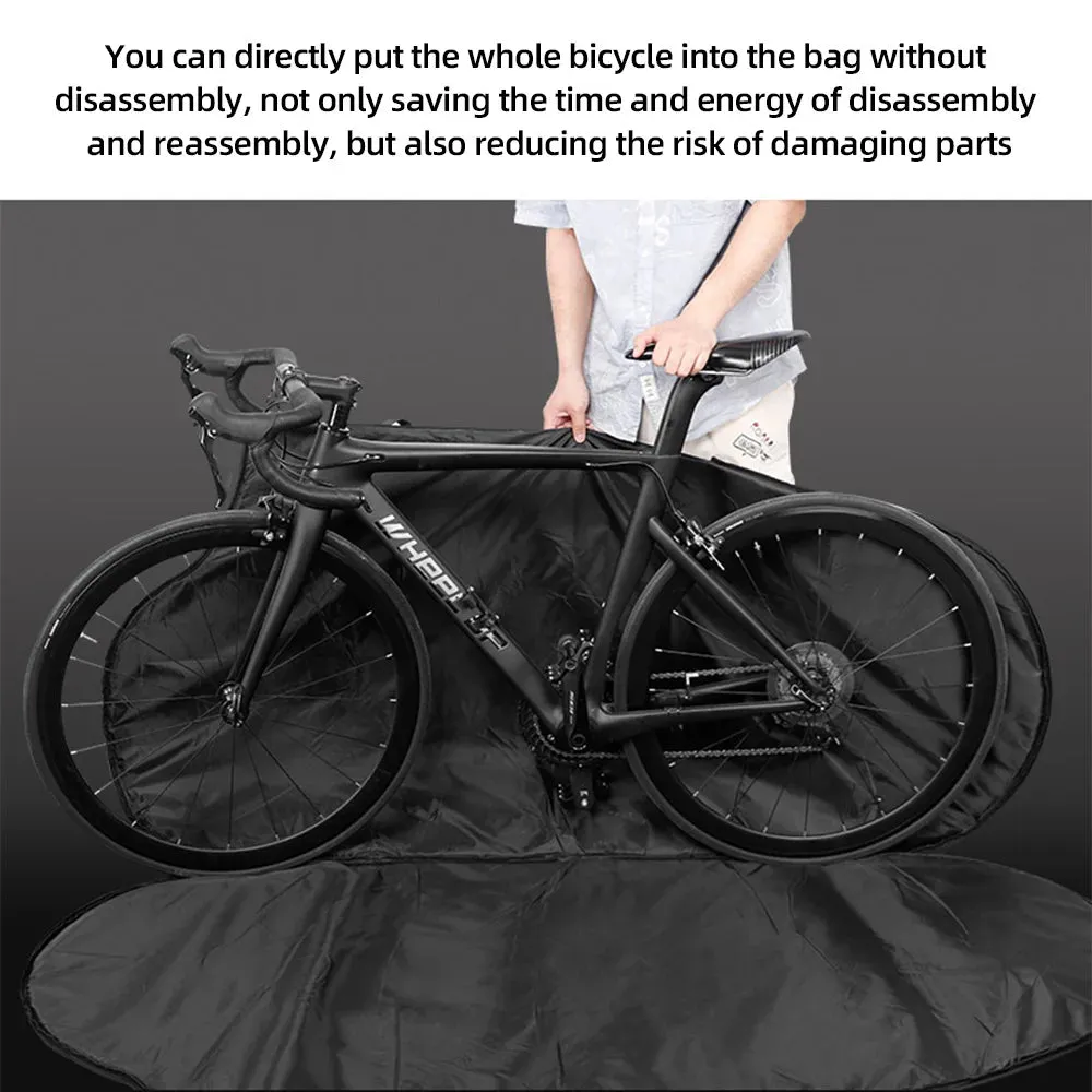 Oxford Cloth Bike Storage Bag Waterproof Bike Carry Bag Bike Transport Case for 27.5in Mountain Bike