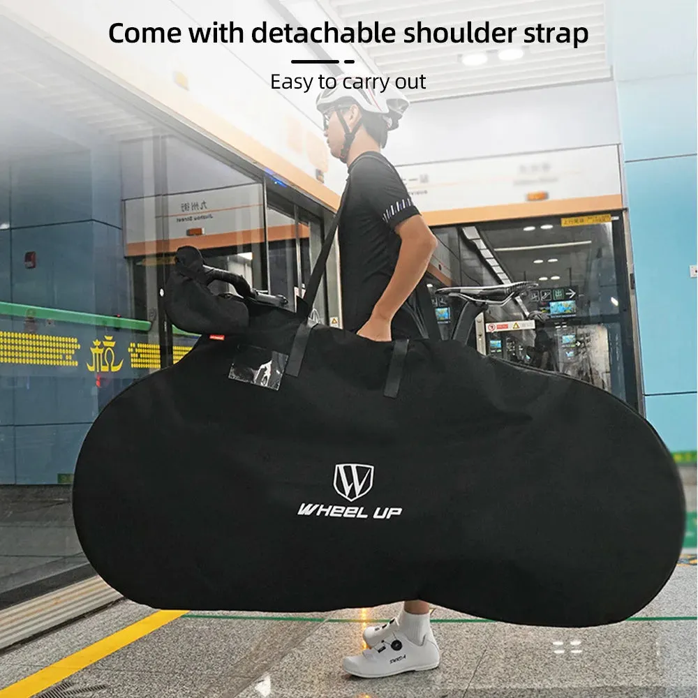 Oxford Cloth Bike Storage Bag Waterproof Bike Carry Bag Bike Transport Case for 27.5in Mountain Bike