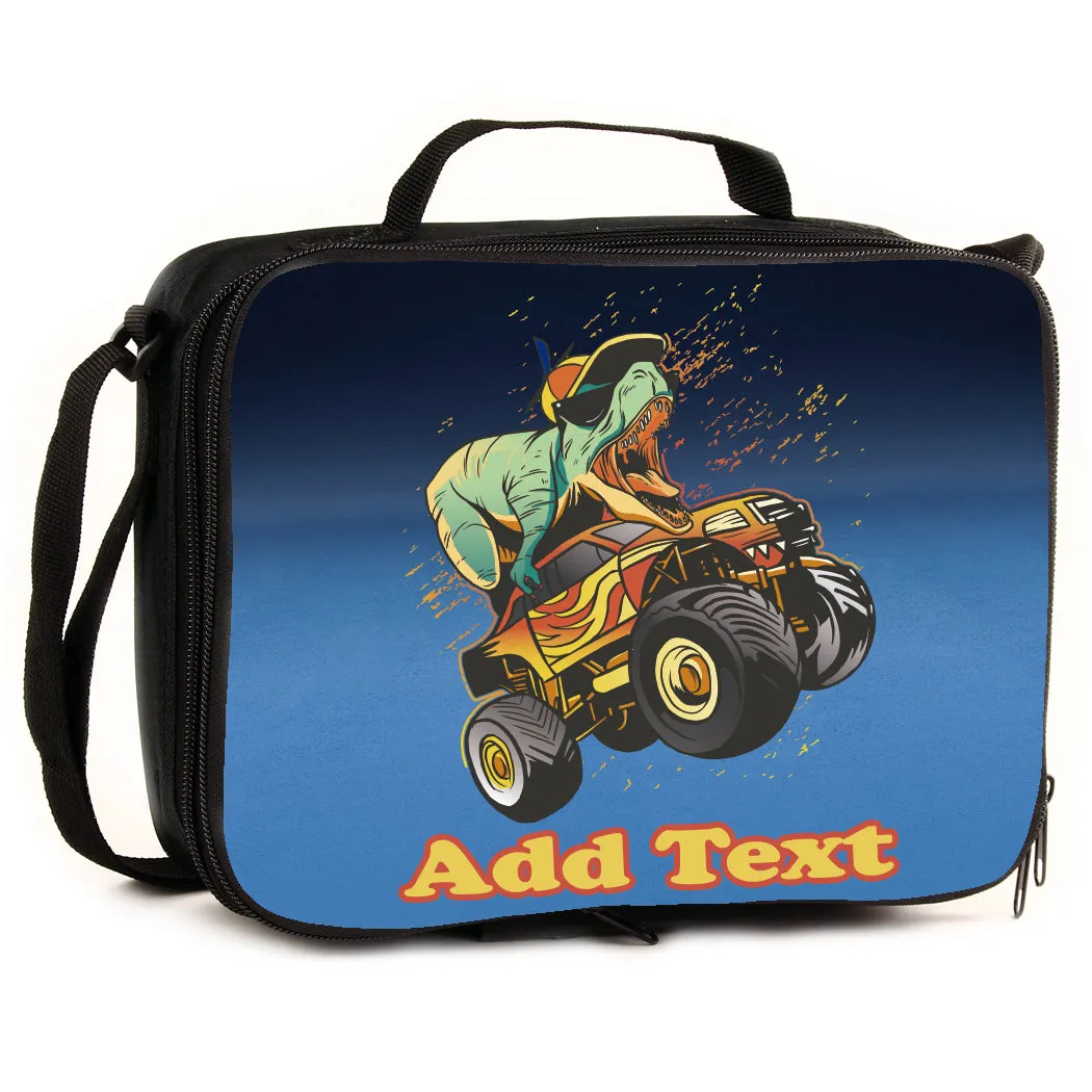 Personalized Full Color Backpacks / Lunch Bag / Duffel Bag - Dino Crush