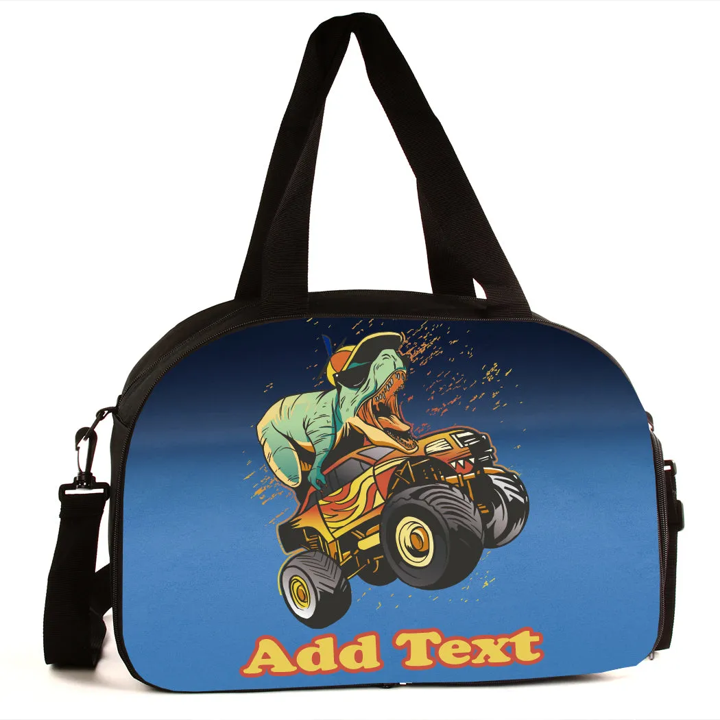 Personalized Full Color Backpacks / Lunch Bag / Duffel Bag - Dino Crush