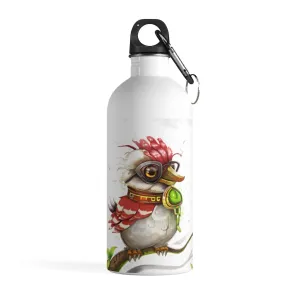 Pete the Sweet Little Bird Stainless Steel Water Bottle