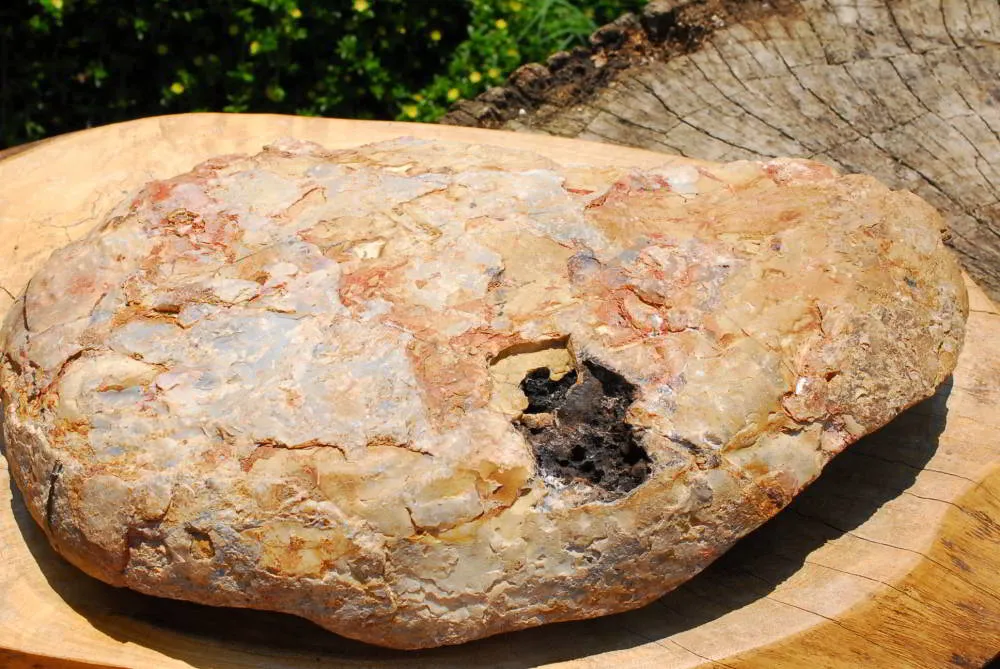 Polished Extra Extra Large Agate Amethyst Geode x 1 From Madagascar