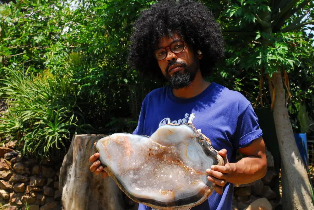 Polished Extra Extra Large Agate Amethyst Geode x 1 From Madagascar