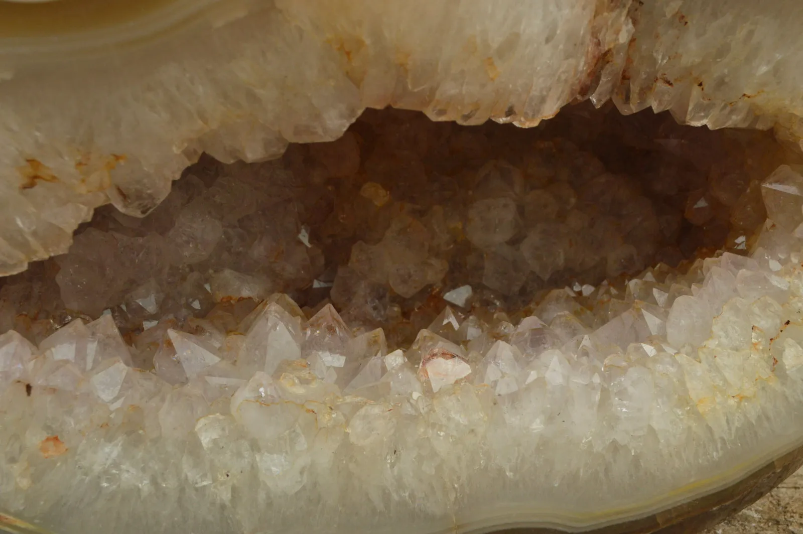 Polished Extra Large Agate Geode With A Crystalline Centre x 1 From Maintirano, Madagascar