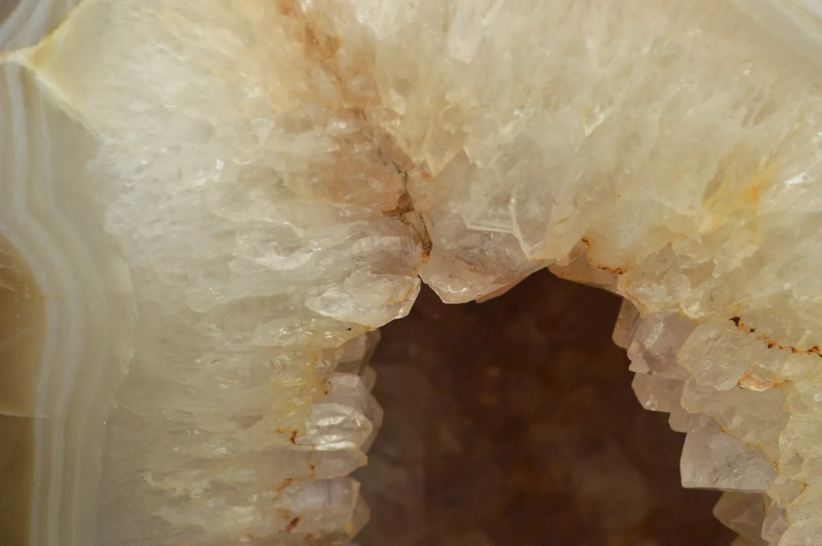 Polished Extra Large Agate Geode With A Crystalline Centre x 1 From Maintirano, Madagascar