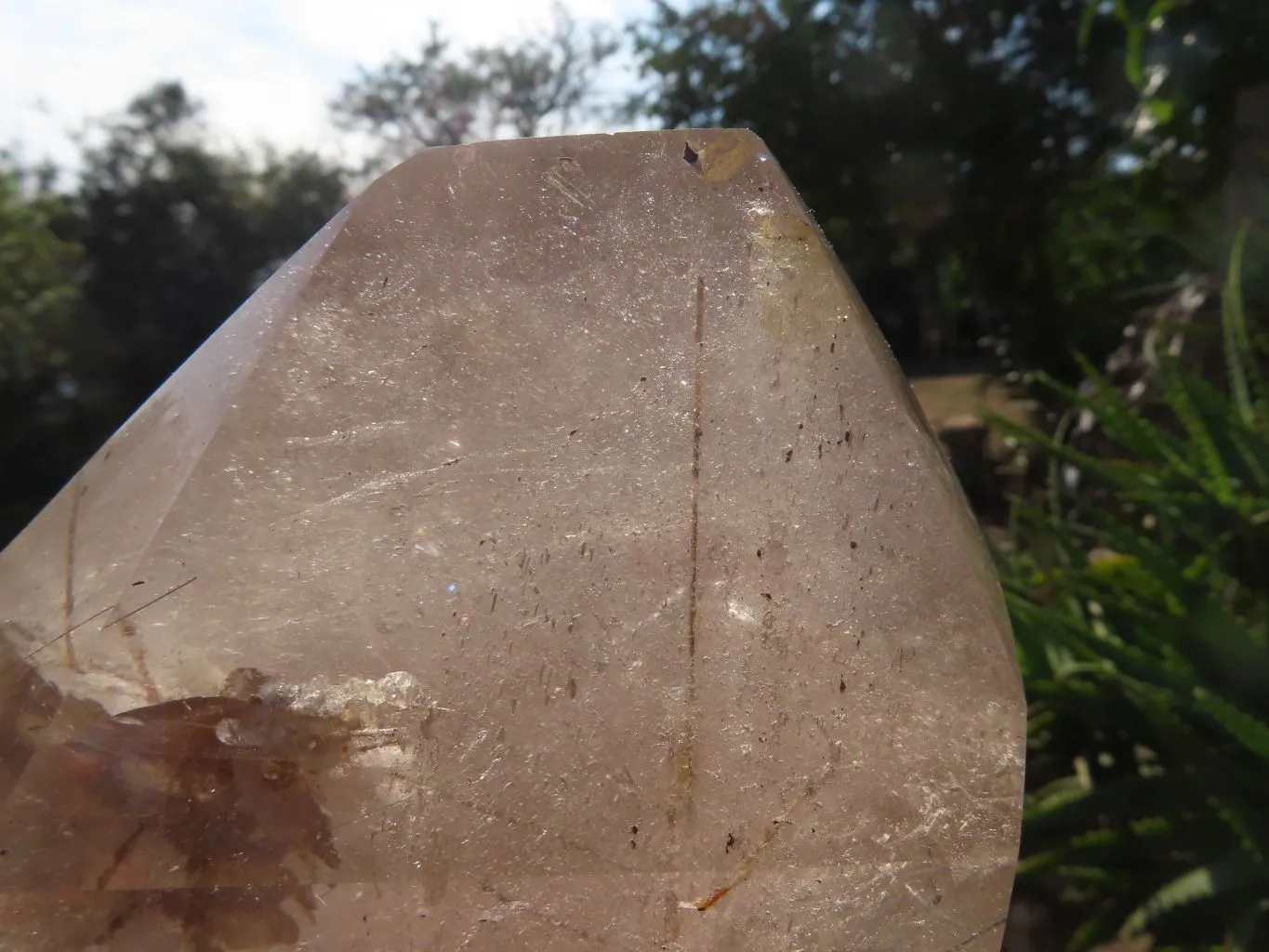 Polished Rutilated Quartz Crystal x 1 From Madagascar