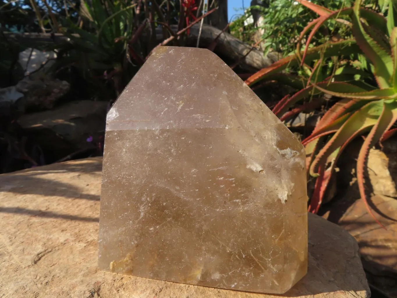 Polished Rutilated Quartz Crystal x 1 From Madagascar