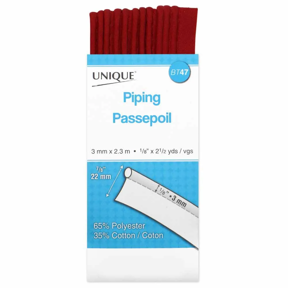 Poly Cotton Piping (Unique®)