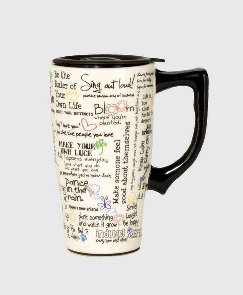 Positive Affirmations Travel Mug