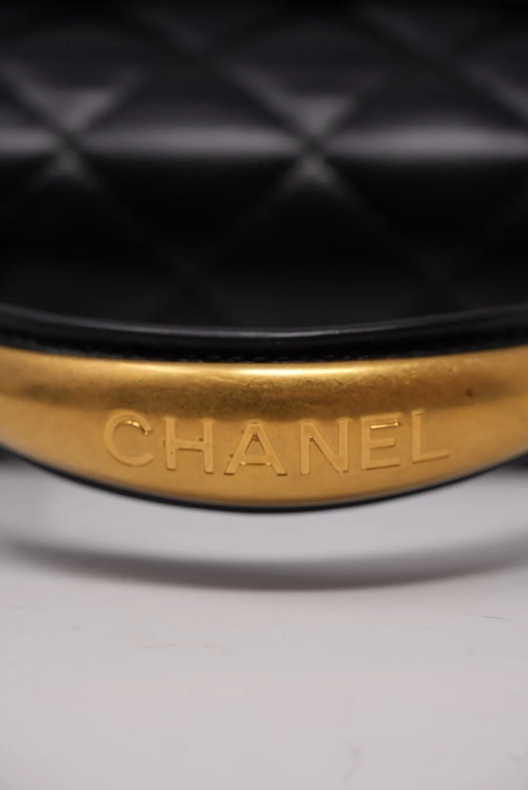 Pre-Owned CHANEL Mini Top Handle Flap Bag