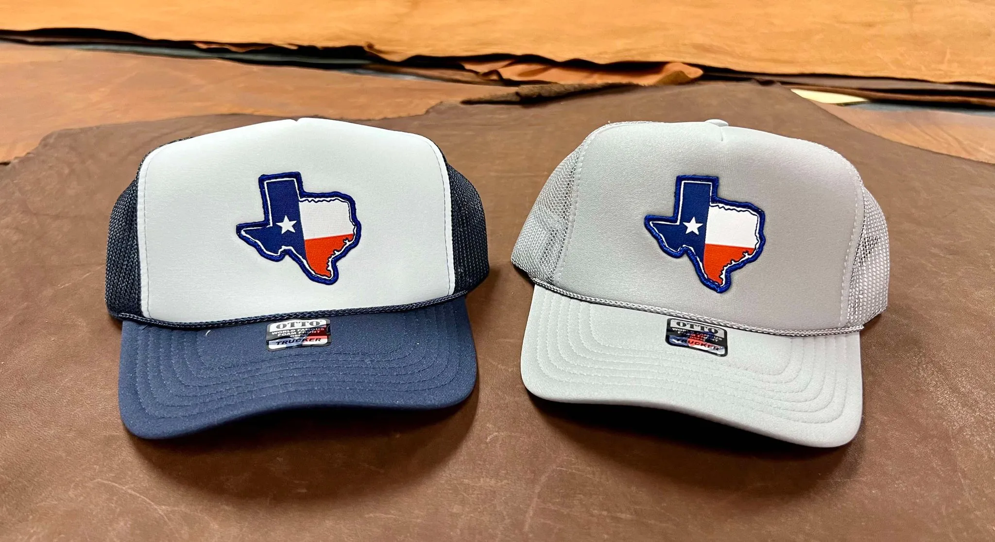 Premium Foam Trucker Hat with Texas Woven Patch