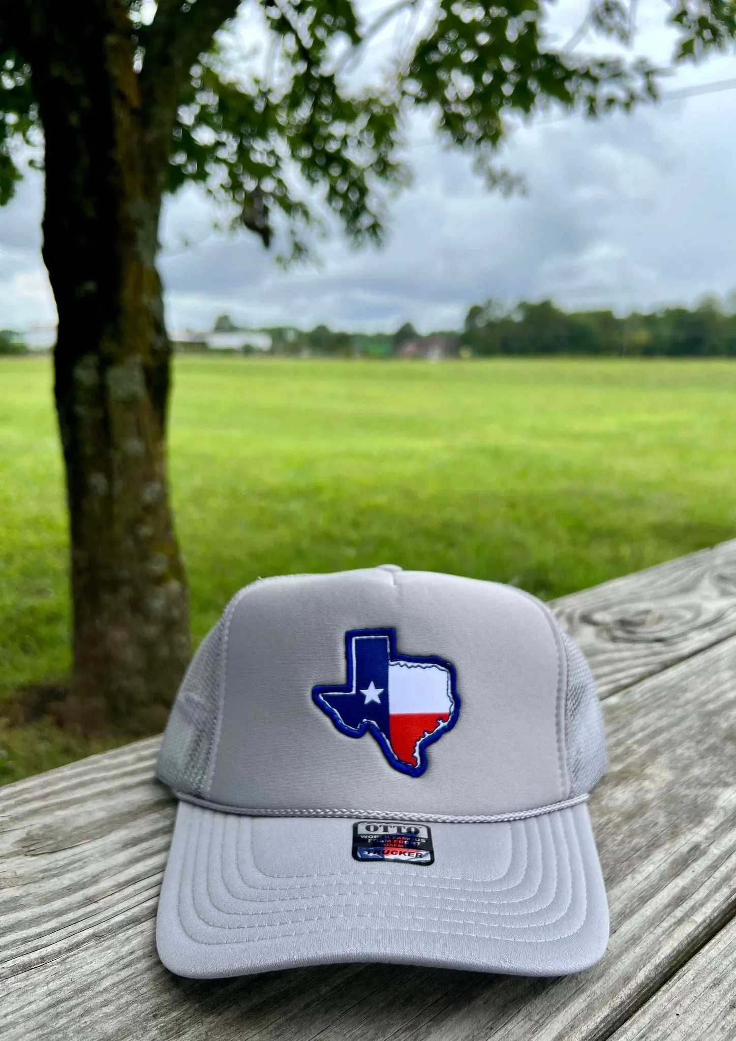 Premium Foam Trucker Hat with Texas Woven Patch