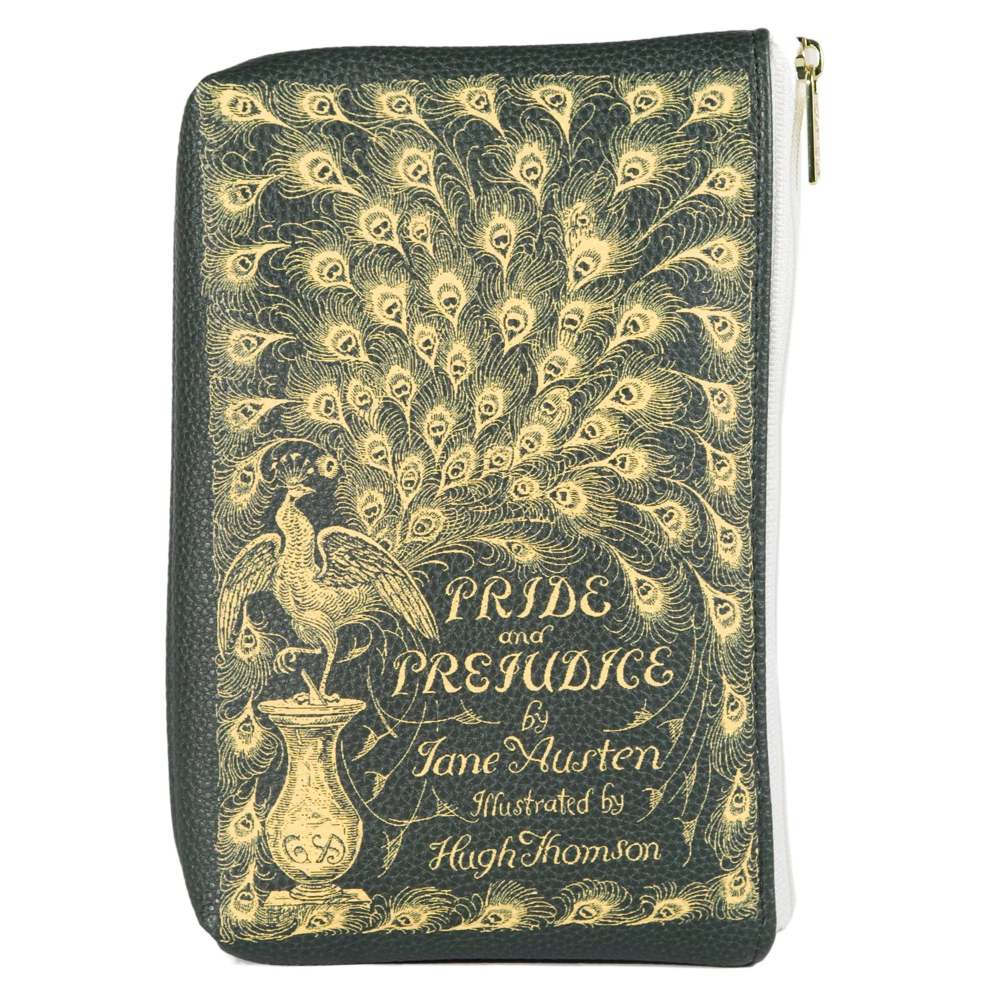 Pride and Prejudice Green Book Pouch Purse Clutch