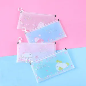 Quicksand Pencil Bags Storage Bag Cartoon Kawaii Pencil Case School Supplies Stationery